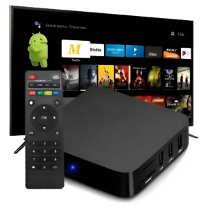 Convertidor Tv Box Led A Smart 8k 64/256 Gb El Mas Rapido Negro Estándar